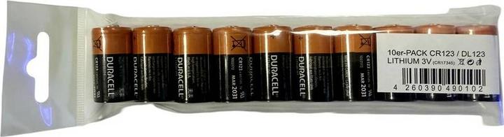 Image du produit Duracell Cr-123a (10 pcs, CR123A, 1550 mAh)