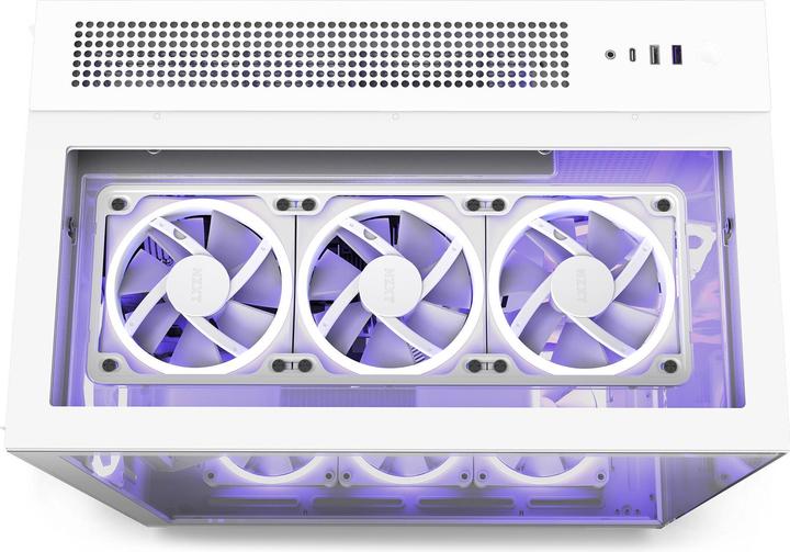 Actual product image NZXT H9 Elite All white (mATX, Mini-ITX, ATX)