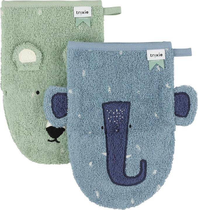 Actual product image Trixie Baby Pack of 2 washing gloves