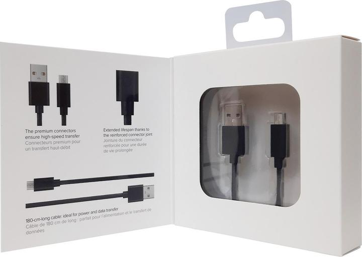 Produktbild Xqisit microUSB (1.80 m, USB 2.0)