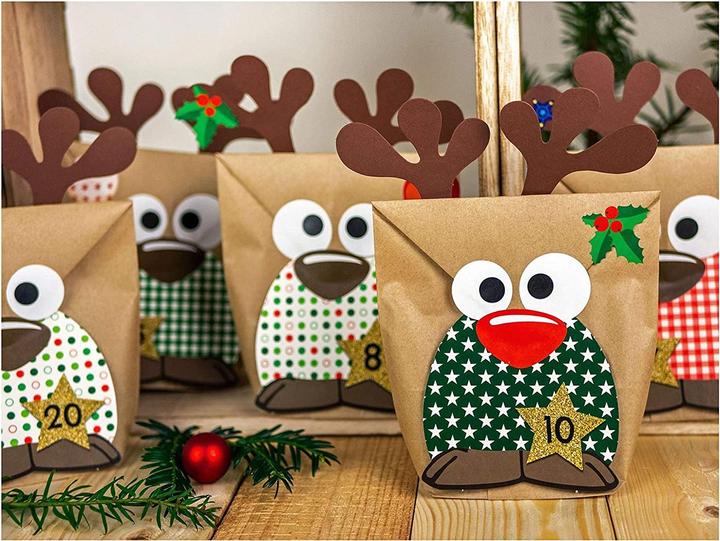Produktbild Papierdrachen Rentiere