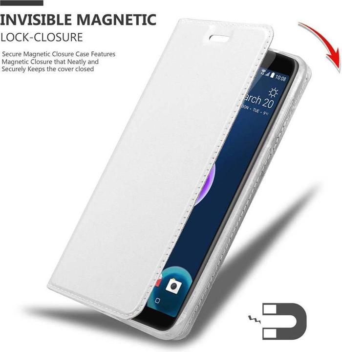 Produktbild Cadorabo Book Classy Style Cover (HTC Desire 12)