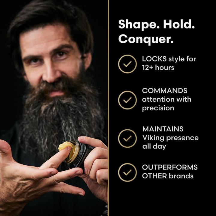 Actual product image The Beard Struggle Mustache Wax