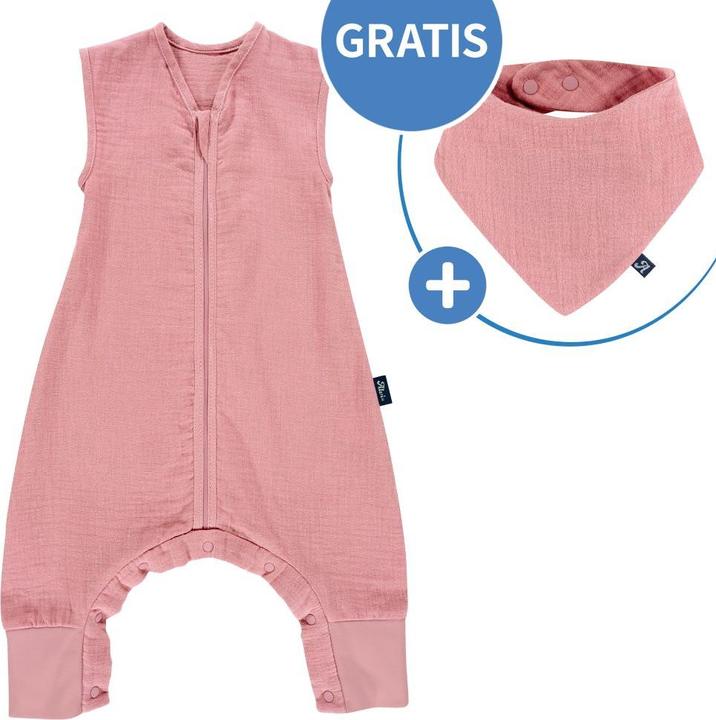 Produktbild Alvi Schlafsäcke Sommer-Schlafsack mit Füssen Musselin / Sleep-Overall (0.5 TOG)