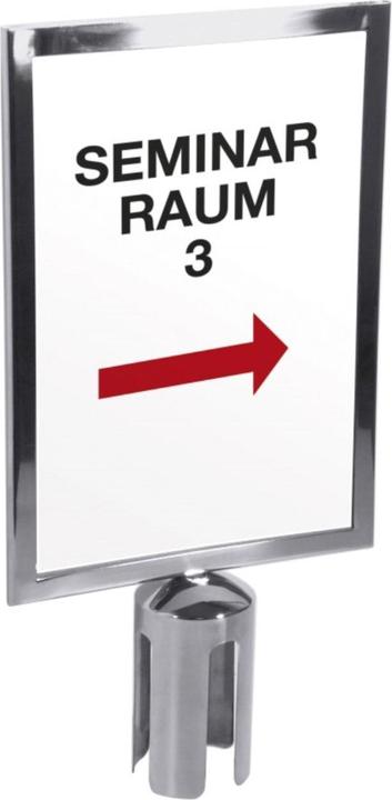 Produktbild Contacto Schild auf Absperrpfosten, DIN A