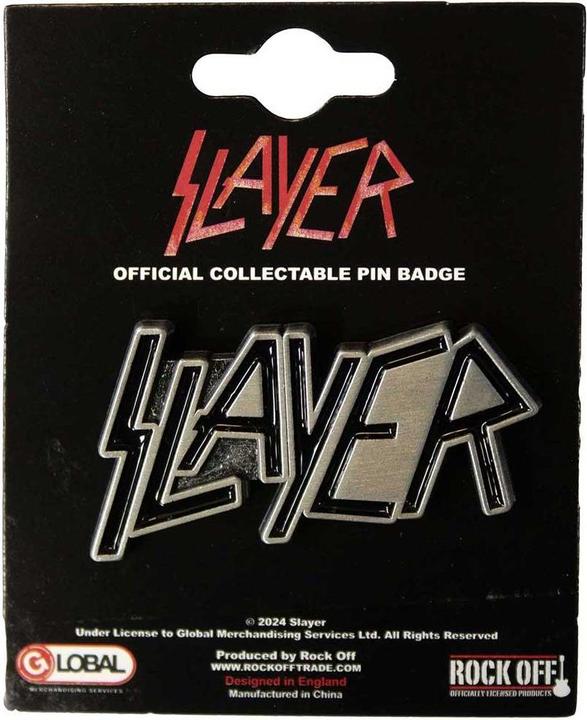 Produktbild Slayer Logo Abzeichen ZinkLegierung Emaille