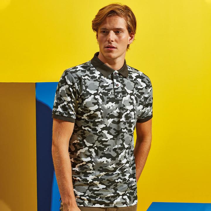 Produktbild Asquith & Fox Camo Poloshirt (L)