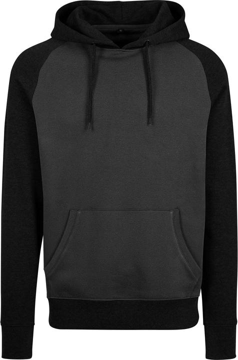 Build Your Brand Raglan Kapuzenpullover (M)
