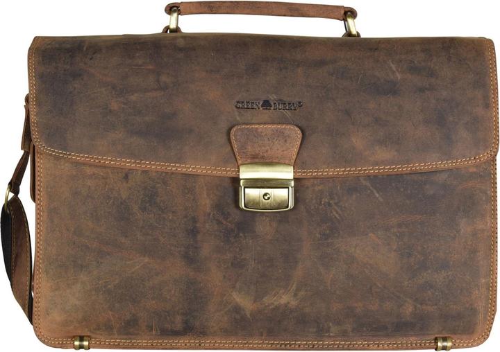 Image du produit Greenburry Porte-documents Vintage en cuir 40 cm pour ordinateur portable
