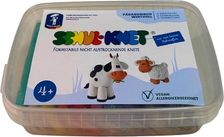 Productafbeelding Feuchtmann School boetseerklei 10x 45g Big Schoolbox 10 kleuren