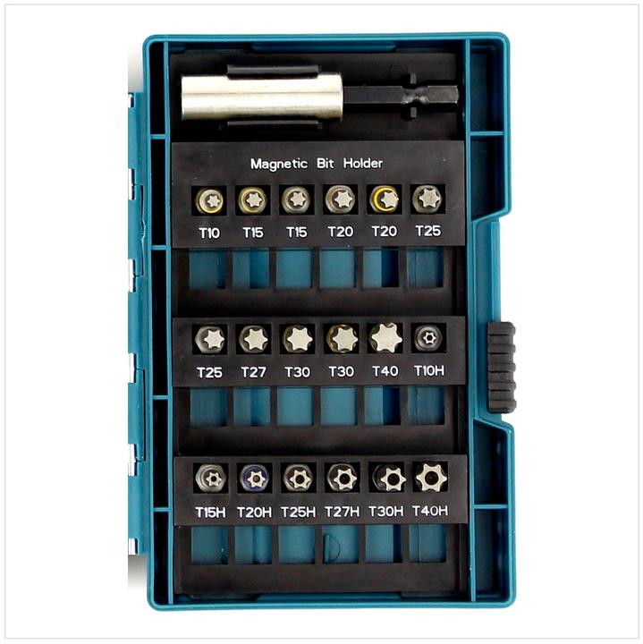 Actual product image Makita BitSet D37194 (4, 4.5, 5.5, 6.5, 27, 40, PH0, PH1, PH3, PZ0, PZ1, PZ3, TX10, 15h, 20H, 25H, 27H, 30H, 40H, H3, H4, H5, H6, PH2, PZ2, TX15, TX20, TX25, TX30)