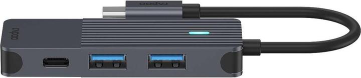 Produktbild Rapoo USB-C Hub, USB-C auf USB-A und USB-C, grau (USB-C, 4 Ports)