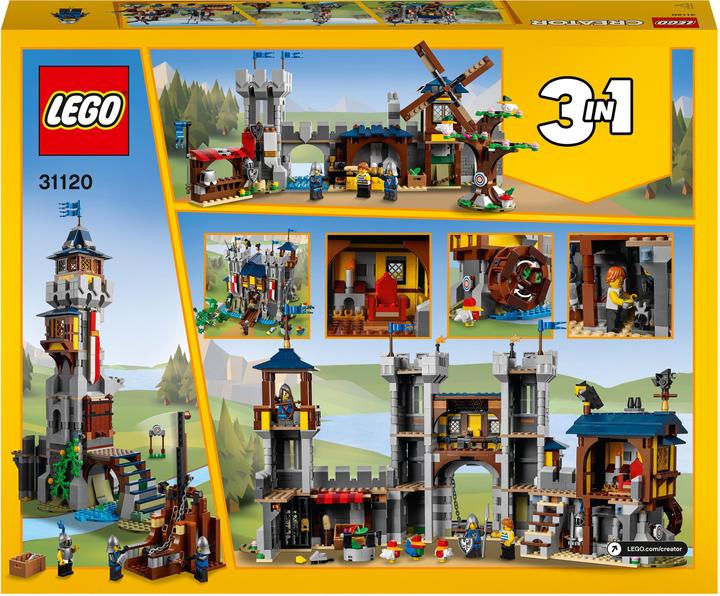 Immagine prodotto LEGO Castello medievale (31120, LEGO Creator 3-in-1, Set LEGO rari)