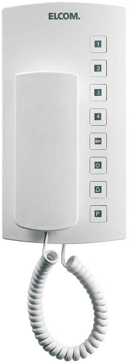 Actual product image Elcom ELCO BHT-280 WHITE BHT-280 i2-BUS in-house station white