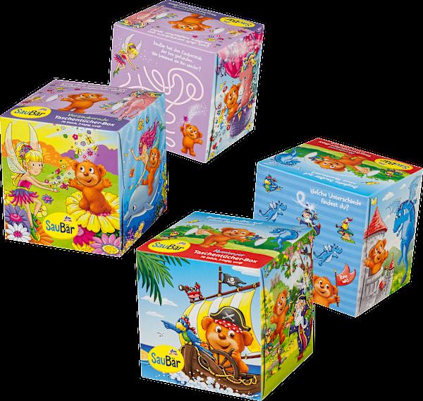 dm SauBär Taschentücher Box sortiert