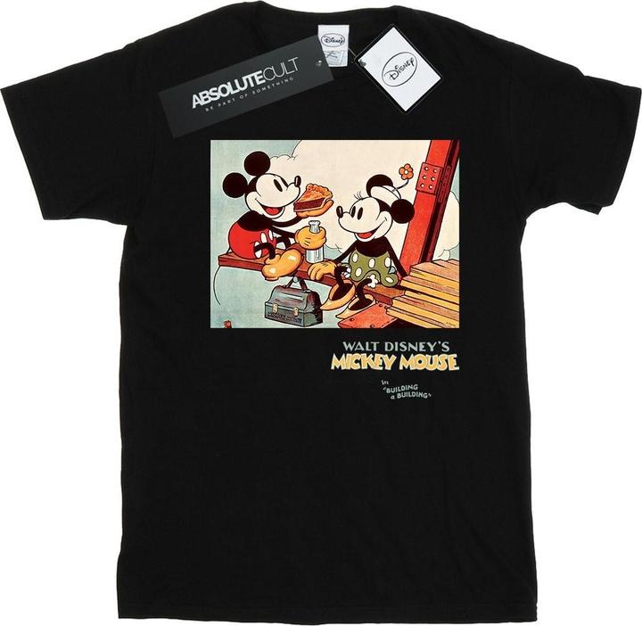 Disney Mickey Mouse Building A Building TShirt (L)