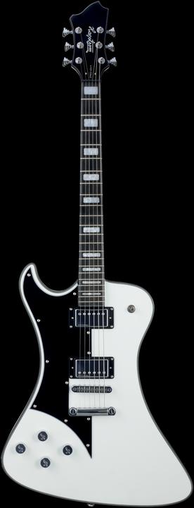 Image du produit Hagstrom Guitare électrique, Fantomen, White Gloss, Gaucher (Guitare électrique, Acajou)