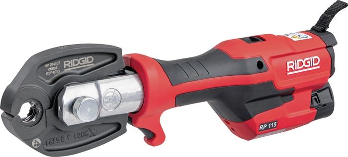 Image du produit Ridgid RIDGE TOOL sertisseuse RP 115 V15-22-28 1x batterie 12V 2,5Ah, chargeur, coffret