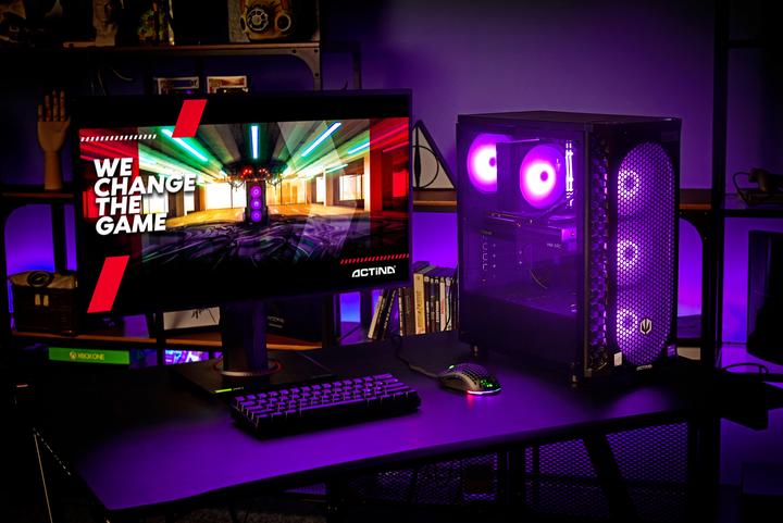 Produktbild Actina Gaming PC (AMD Ryzen 5 5500, 16 GB, 1000 GB, GeForce RTX 4060)