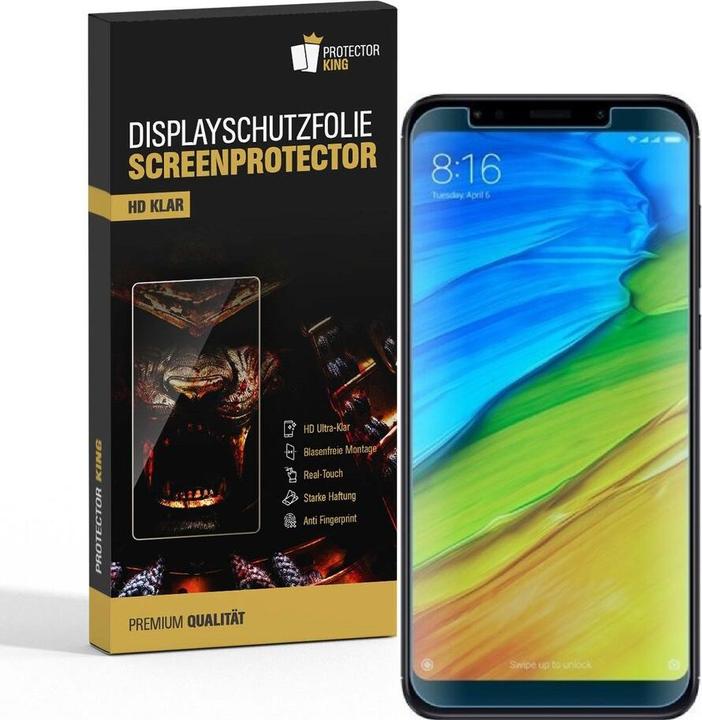Actual product image Protectorking 6x Premium screen protector 3D CLEAR (6 Piece, Xiaomi Redmi 5)
