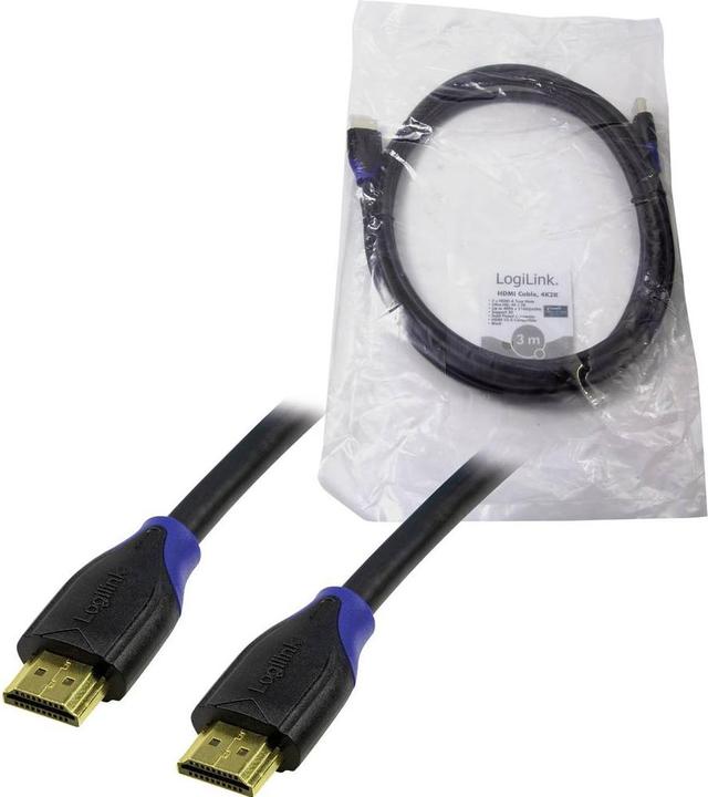 Productafbeelding LogiLink HDMI (Type A) - HDMI (Type A) (3 m, HDMI)