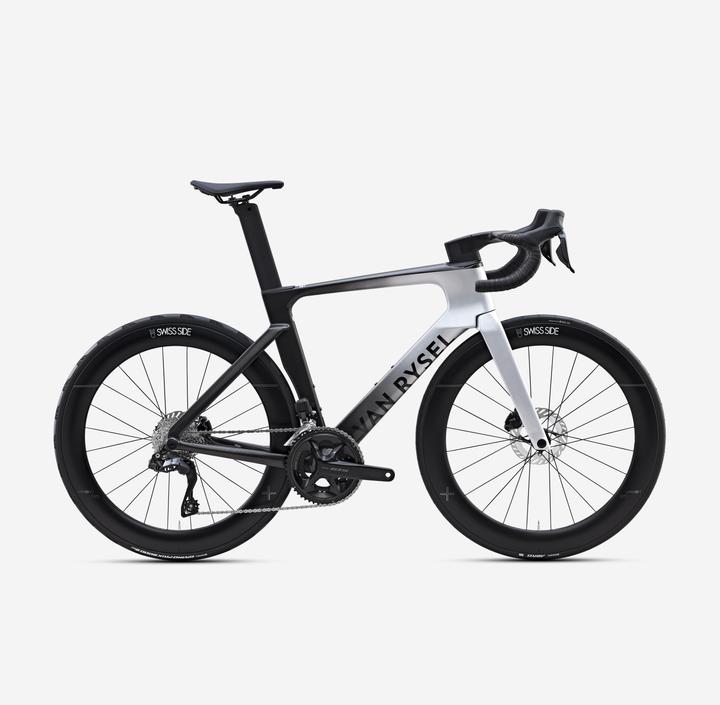 Actual product image Van rysel Rennrad Race RCR-F Pro CF Shimano 105 Di2 Grau