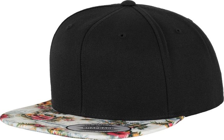 Black, Floral Mint