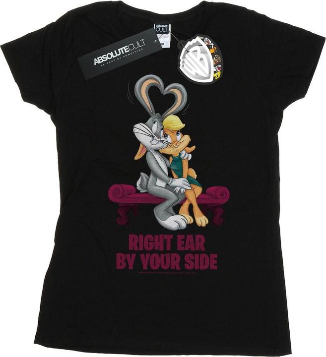 Looney Tunes Bugs And Lola Valentine's Cuddle TShirt (XL)