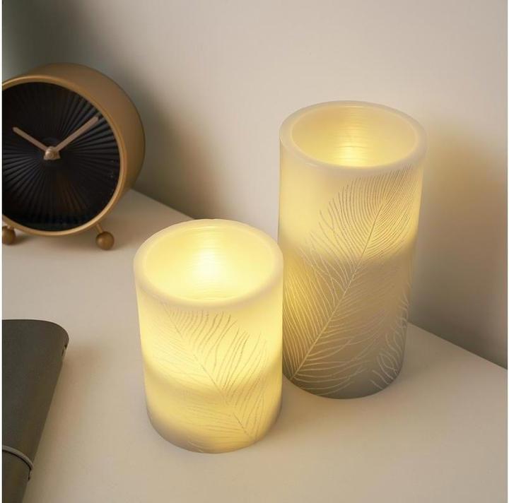 Produktbild Pauleen LED Wachskerze Cosy Feather 2er Set (1 x)
