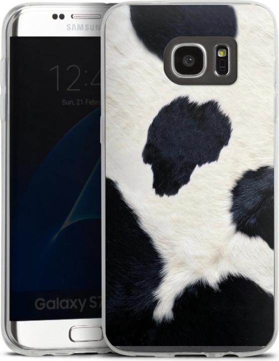 Produktbild DeinDesign Slim Case für Samsung Galaxy S7 Edge Silikon Hülle Ultra Dünn Handyhülle Animal-Look Animalprint (Samsung Galaxy S7 Edge)