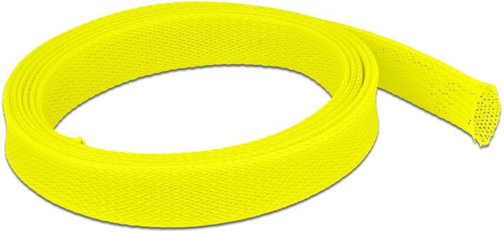 Productafbeelding Delock Gevlochten slang expandeerbaar 2 m x 25 mm geel (Kabeldoorvoer, 200 cm)