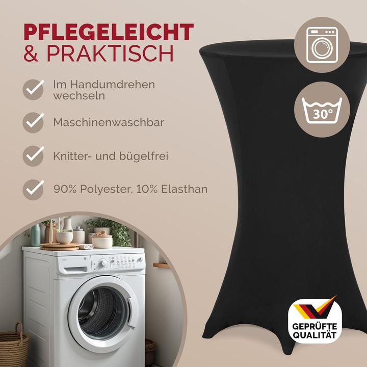 Produktbild Detex 2x Stehtischhussen (60 x 120 cm)