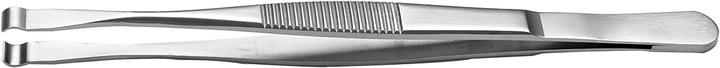 Rs Pro Edelstahl Pinzette Säurebeständig, Spitze Gerillt zylindrisch, 145 mm