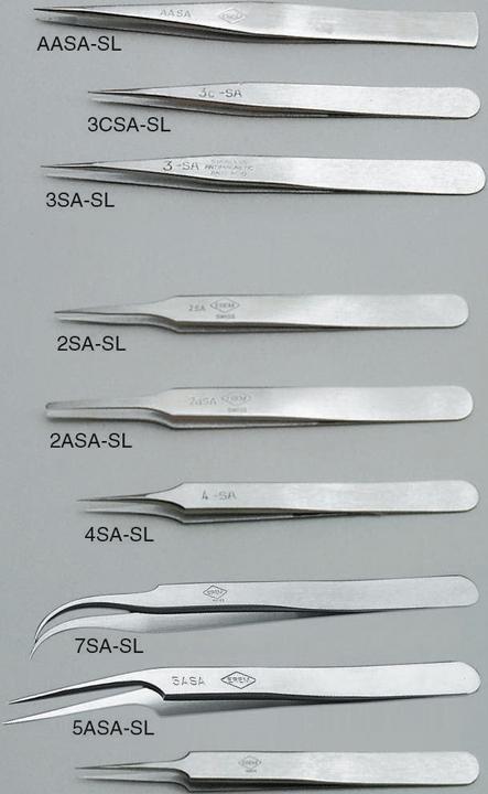 Weller Erem Erem Edelstahl Pinzette Säurebeständig, Spitze Gerade, Spitz Zulaufend, 110 mm
