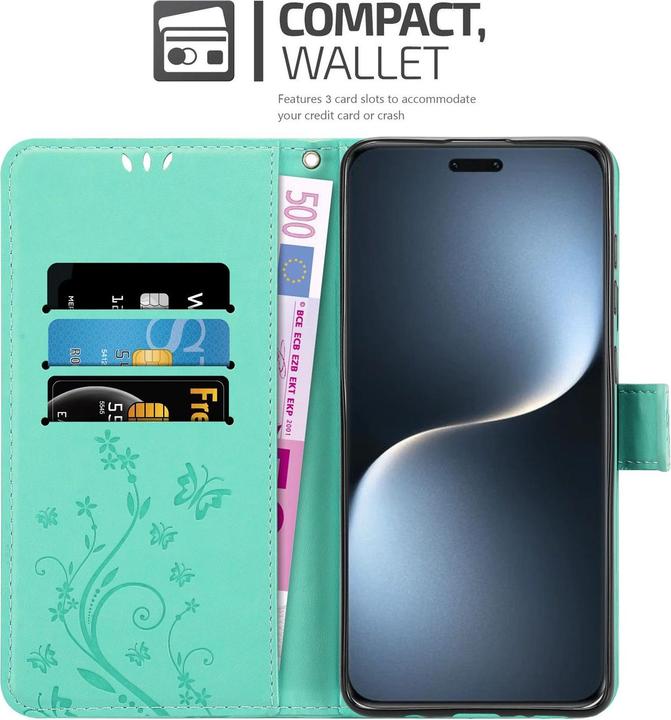 Produktbild Cadorabo Hülle für Honor Magic 7 Lite mit Blumen Muster (Honor Magic7 Lite)