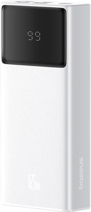 Immagine prodotto Baseus Power Bank Star-Lord, 20000mAh 65W + cavo USB - USB-C (bianco) (20000 mAh, 65 W, 65 Wh)