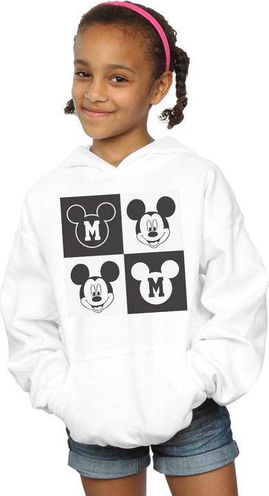 Immagine prodotto Disney Mickey Mouse Smiling Squares Felpa con Cappuccio Ragazze (140, 146)
