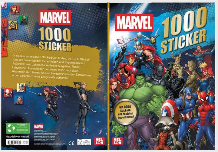 Produktbild MARVEL: 1000 Sticker