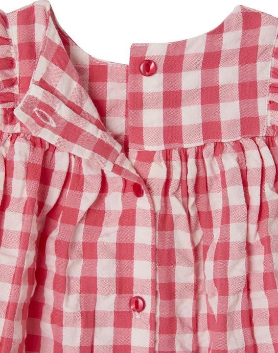Produktbild Vertbaudet Baby-Set mit Vichykaro: Kleid & Slip (62)