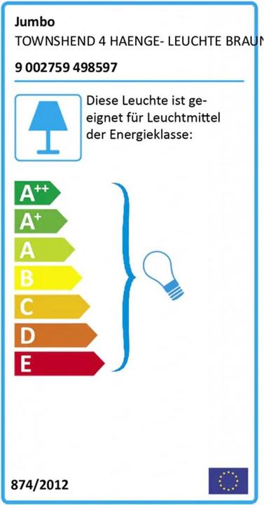 Energie-Label EGLO Townshend (E27)