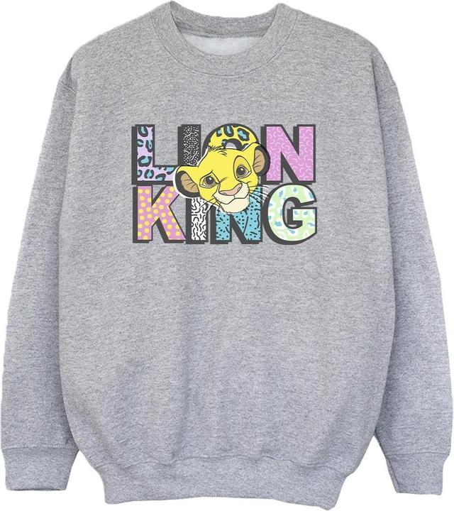 Disney The Lion King Pattern Logo Sweatshirt Jungen