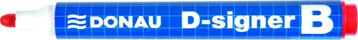 Produktbild Donau Whiteboardmarker d-signer, rund, 2-4mm (strich), anhänger, rot (Rot)
