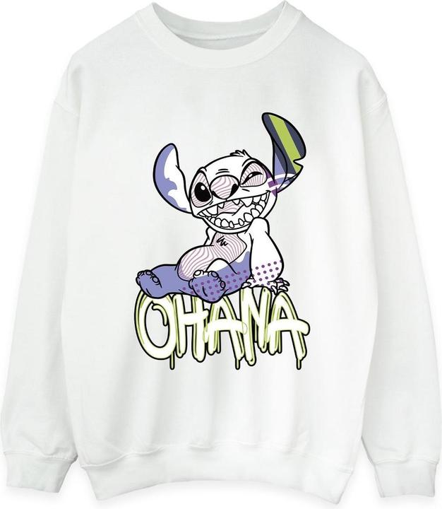 Disney Lilo And Stitch Ohana Graffiti Sweatshirt (L)