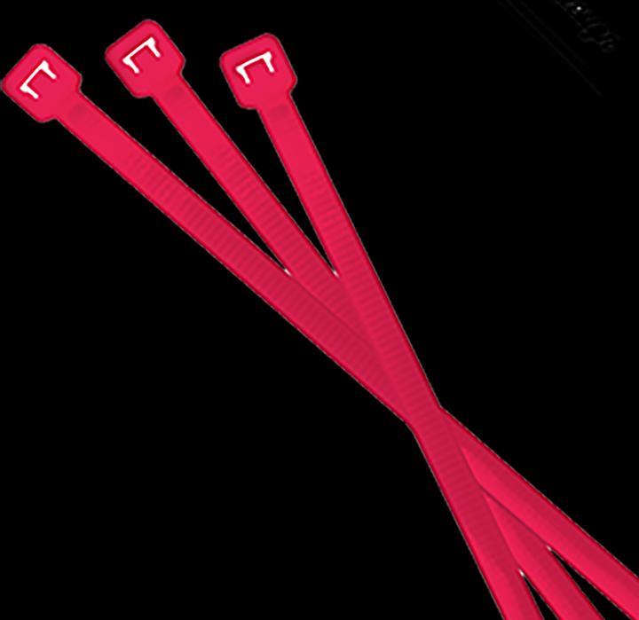 Produktbild riesel design Kabelbinder neon pink 25er Set (Klettkabelbinder, 200 mm, 25 Stk.)