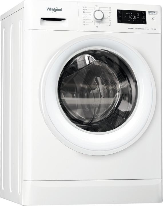 Actual product image Whirlpool FWDG 861483E WV EU N Washer Dryer Freestanding Front Loader D (6 kg, Left)
