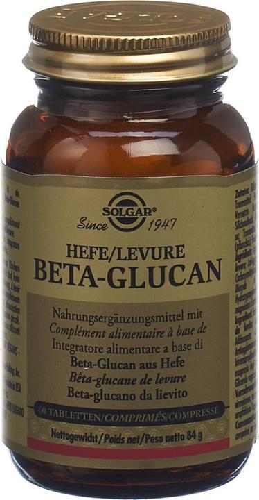 Actual product image Solgar Yeast Beta-Glucan (new) Tabl (60 Piece, Pills, 235 g)