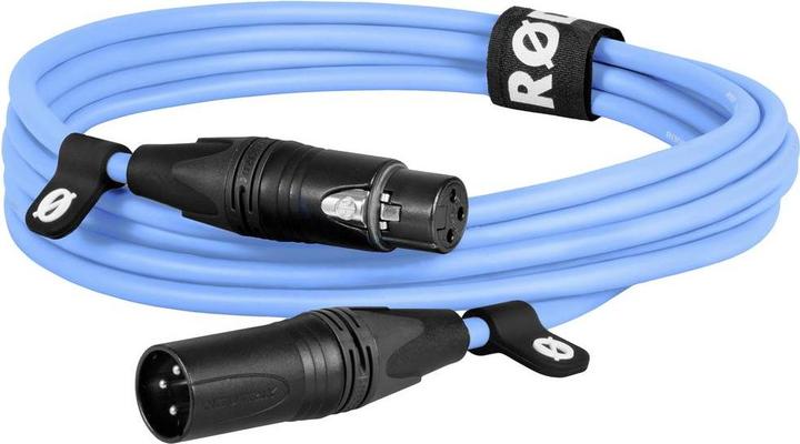 Produktbild RØDE XLR3M-B XLR Kabel 3m blau (Neuheit) (3 m, XLR)