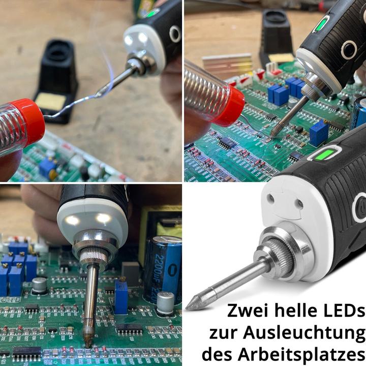 Produktbild Stahlwerk Akku-Lötkolben BLK-8 ST mit 8 Watt Leistung, 480°C Spitzentemperatur