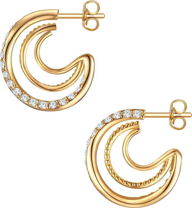 Image du produit Lulu & Jane Boucles d'oreilles femmes en métal - 35732 (Alliage métallique)