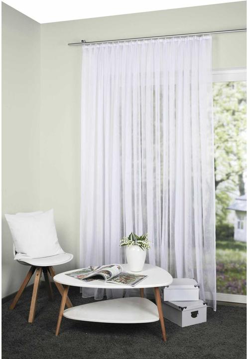 Stotz Decor Tagvorhang mit Faltenband und Gleiter Chur 300 x 145 cm (300 x 145 cm)